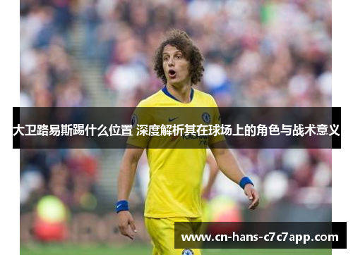 大卫路易斯踢什么位置 深度解析其在球场上的角色与战术意义 大卫路易斯踢什么位置 深度解析其在球场上的角色与战术意义